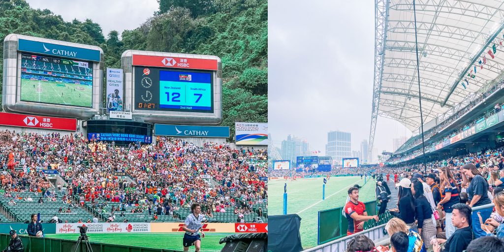 The Hong Kong 7's Rugby Tournament 2023 stadium