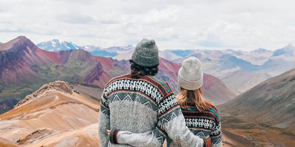 Rainbow Mountains in Peru